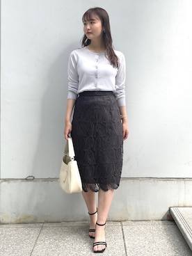 index スタッフさん（レディース・158cm）の春コーディネート