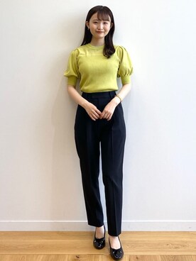 index スタッフさん（レディース・158cm）の春コーディネート