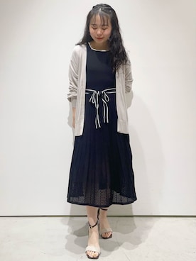 index スタッフさん(レディース・158cm)の春コーディネート