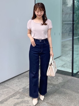 index スタッフさん（レディース・158cm）の夏コーディネート