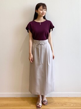 index スタッフさん(レディース・158cm)の春コーディネート