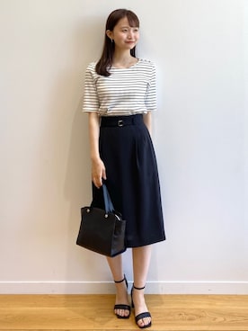 index スタッフさん（レディース・158cm）の春コーディネート