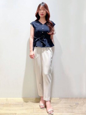 index スタッフさん（レディース・165cm）の夏コーディネート