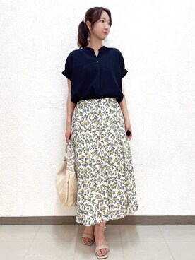 index スタッフさん（レディース・160cm）の夏コーディネート