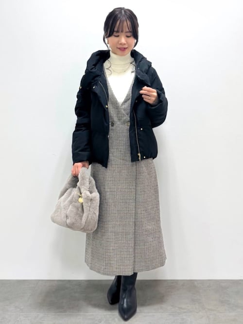 KAWADAダウンショートコート【撥水/洗濯機OK/静電気防止裏地】《XS～LL