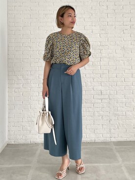 index スタッフさん（レディース・158cm）の夏コーディネート