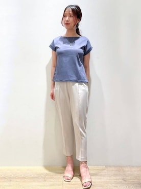 index スタッフさん（レディース・165cm）の夏コーディネート