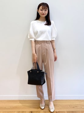 index スタッフさん（レディース・158cm）の春コーディネート