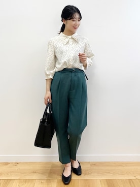 index スタッフさん（レディース・158cm）の夏コーディネート