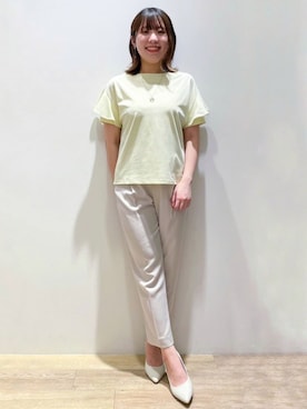 index スタッフさん（レディース・156cm）の春コーディネート