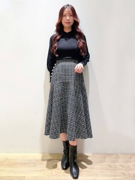 index スタッフさん(レディース・165cm)の秋コーディネート