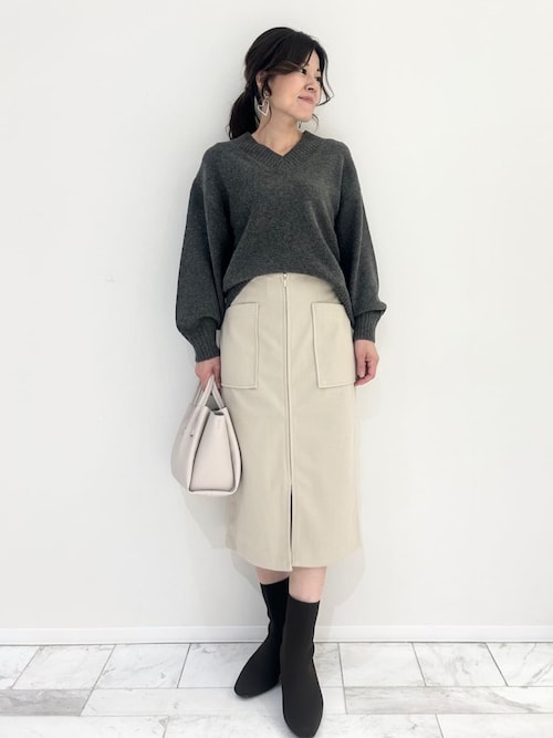 セール】《6color》ラムライクVネックニット【洗濯機洗い可】(ニット セール】《6color》ラムライクVネックニット【洗濯機洗い可】(ニット