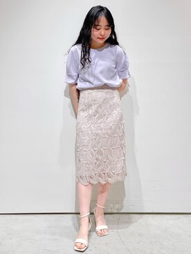 index スタッフさん(レディース・158cm)の春コーディネート