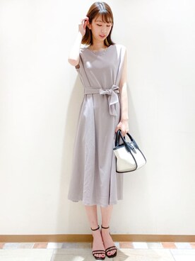 index スタッフさん（レディース・158cm）の夏コーディネート