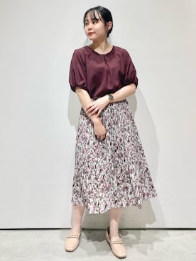 index スタッフさん(レディース・158cm)の夏コーディネート