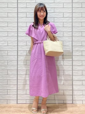 index スタッフさん（レディース・154cm）の夏コーディネート