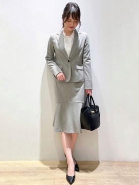 index スタッフさん（レディース・158cm）の秋コーディネート