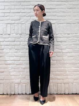 index スタッフさん（レディース・157cm）の秋コーディネート