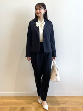 index スタッフさん（レディース・158cm）の冬コーディネート