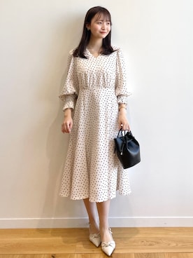 index スタッフさん（レディース・158cm）の春コーディネート