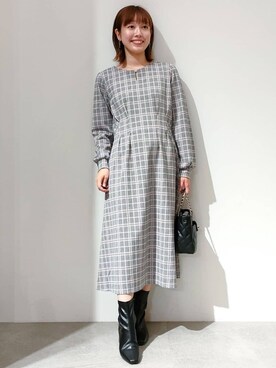 「index」｜index スタッフさん（レディース・157cm）の秋コーディネート