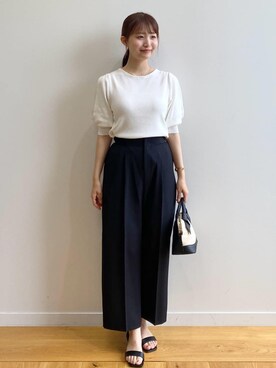 index スタッフさん（レディース・158cm）の夏コーディネート