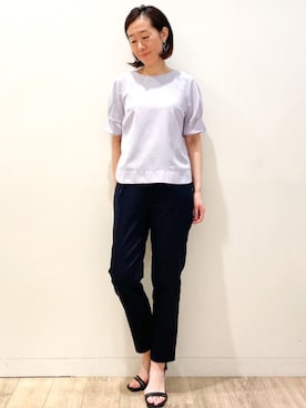 index スタッフさん(レディース・158cm)の春コーディネート