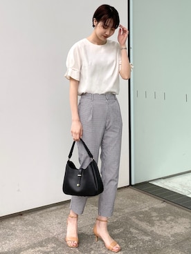 index スタッフさん（レディース・158cm）の春コーディネート