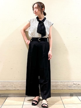 index スタッフさん(レディース・157cm)の夏コーディネート