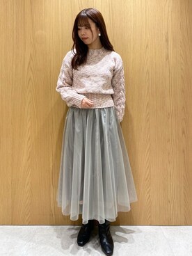 index スタッフさん(レディース・153cm)の秋コーディネート