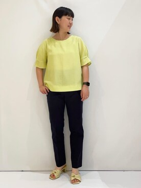 index スタッフさん（レディース・157cm）の春コーディネート