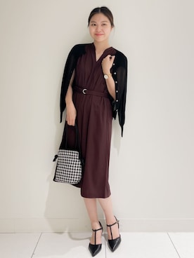 index スタッフさん（レディース・158cm）の夏コーディネート