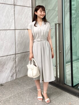 index スタッフさん（レディース・158cm）の夏コーディネート