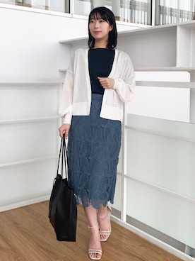 index スタッフさん(レディース・158cm)の春コーディネート