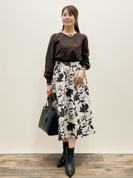 「index（インデックス）のアイテム」を使った、index スタッフさん（レディース・149cm）の秋コーディネート