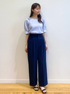 index スタッフさん(レディース・158cm)の春コーディネート