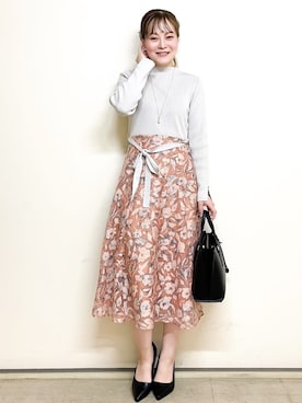 index スタッフさん（レディース・156cm）の冬コーディネート