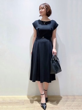 「インデックス」｜「アイテム（ワンピース/ドレス）」を使った、index スタッフさん（レディース・160cm）の夏コーディネート
