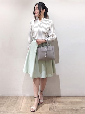 index スタッフさん(レディース・158cm)の春コーディネート