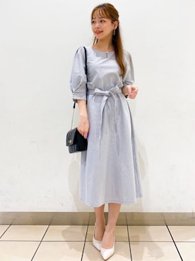 index スタッフさん（レディース・158cm）の秋コーディネート