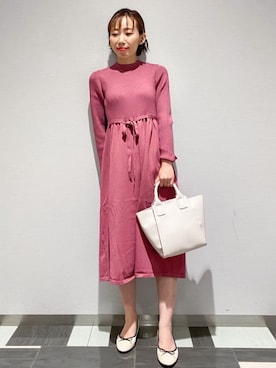 index スタッフさん(レディース・163cm)の秋コーディネート