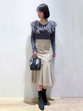 「index」｜index スタッフさん（レディース・160cm）の秋コーディネート