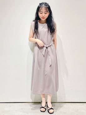 index スタッフさん（レディース・158cm）の夏コーディネート