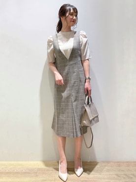 index スタッフさん（レディース・158cm）の夏コーディネート