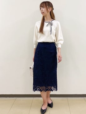 index スタッフさん（レディース・167cm）の秋コーディネート