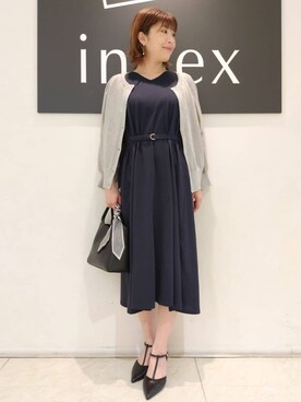 index スタッフさん（レディース・162cm）の夏コーディネート