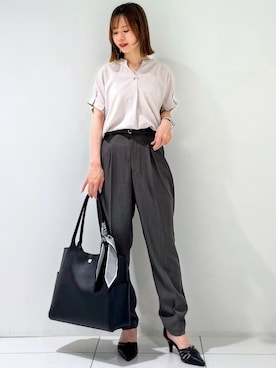 index スタッフさん（レディース・148cm）の夏コーディネート