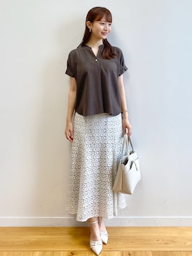 index スタッフさん(レディース・158cm)の夏コーディネート