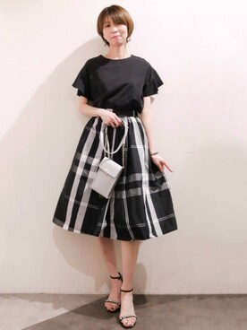 index スタッフさん（レディース・164cm）の春コーディネート