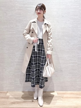 index スタッフさん（レディース・160cm）の冬コーディネート